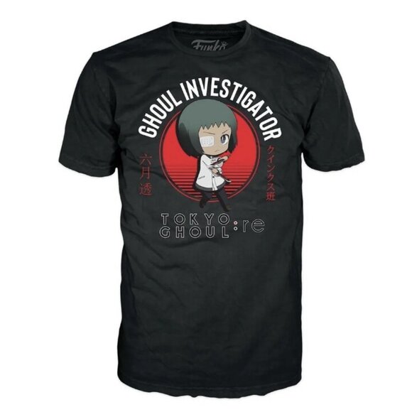 3/$55❤️unworn Funko Toru Mutsuki shirt 2022 Tokyo Ghoul:re Ghoul Investigator - Picture 1 of 5